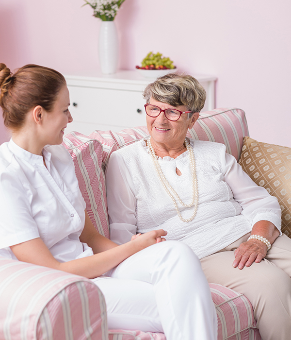 Elderly patient in nursing home Skilled Nursing Services in Billings